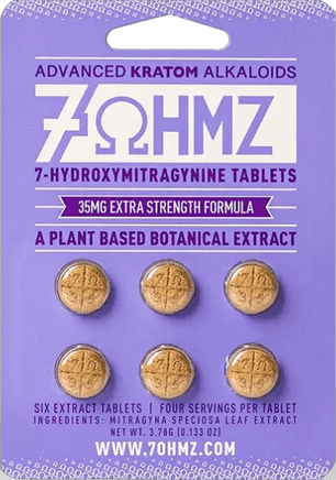 7OHMZ 35mg Extra Strength 6 Count - Kratom Hood