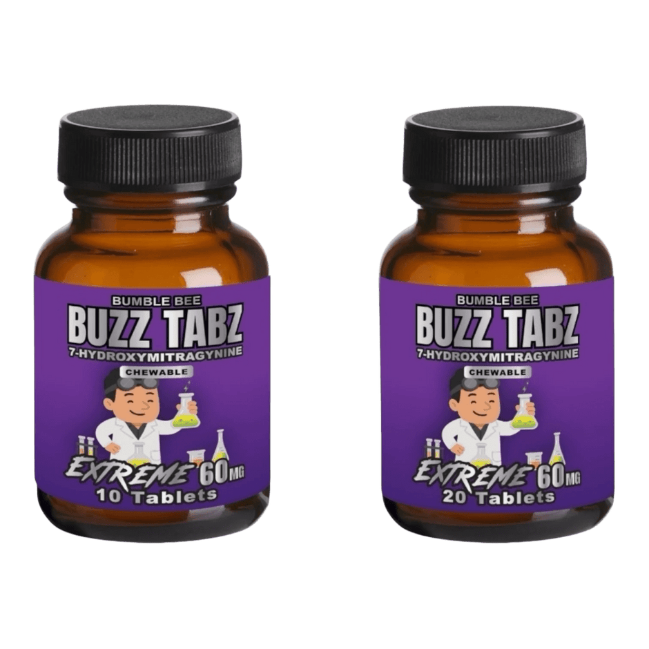 Bumble Bee Buzz Tabz Extreme 60mg - Kratom Hood