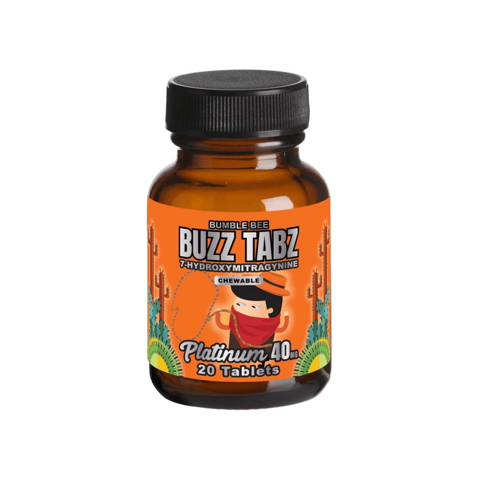 Bumblebee Buzz Tabz Platinum 40mg - Kratom Hood