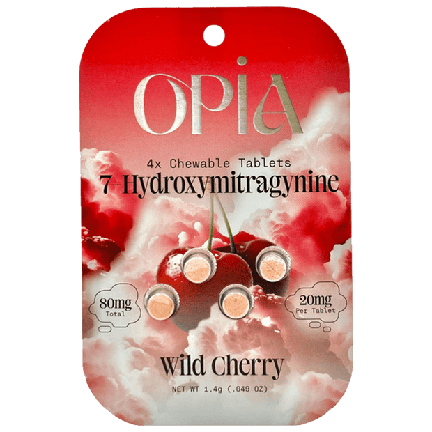 Opia 7 - Hydroxymitragynine Chewable Tablets 20MG (4 - Count) - Kratom Hood