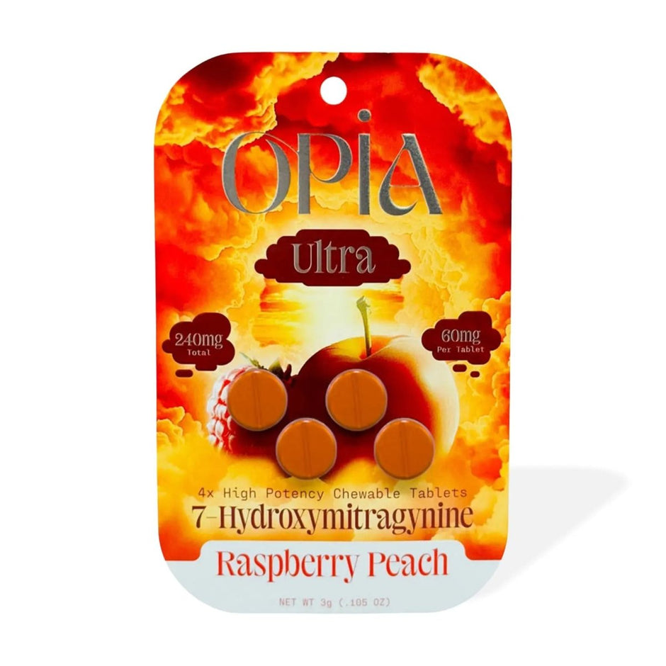 Opia Ultra 7 - Hydroxymitragynine Chewable Tablets 60MG (4 - Count) - Kratom Hood