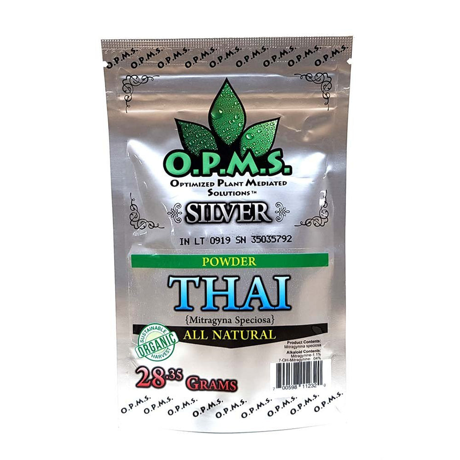 OPMS Silver Thai Kratom Capsules - Kratom Hood