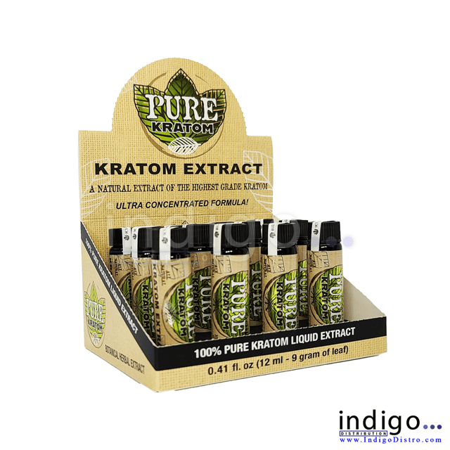 PURE Liquid Kratom Shots (12 pack) - Kratom Hood