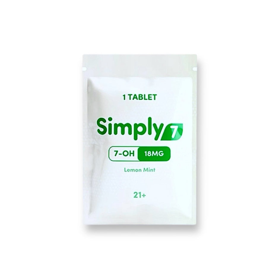 Simply7 7 - OH Tablets 18MG - Lemon Mint - Kratom Hood