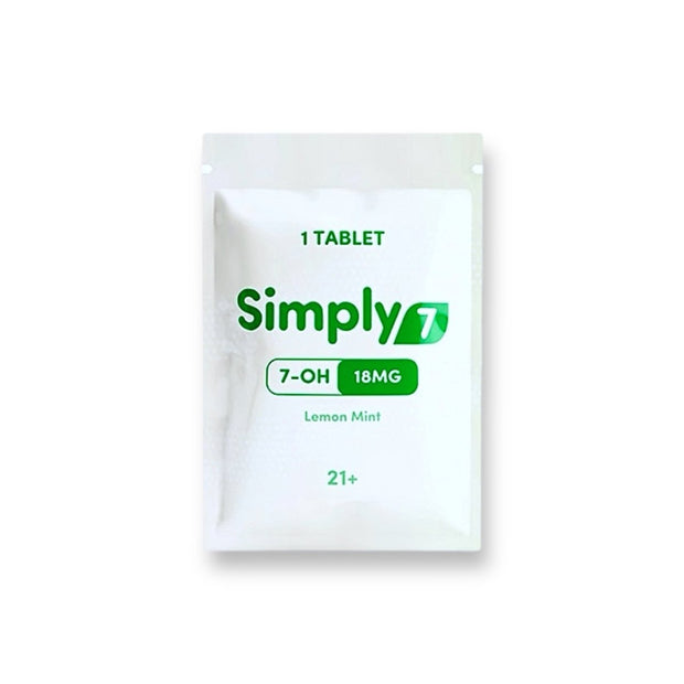 Simply7 7 - OH Tablets 18MG - Lemon Mint - Kratom Hood